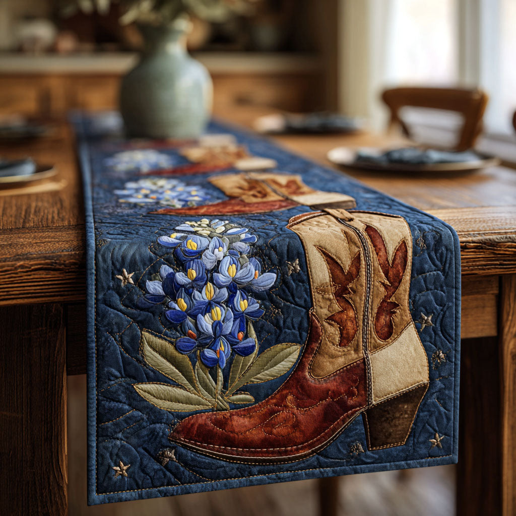 Wildflower West Quilted Table Runner NCU0TV1458
