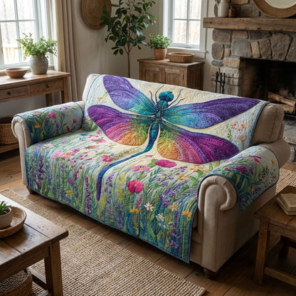 Wildflower Wings Quilted Sofa Cover NCU0DK12251