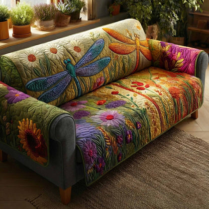 Wildflower Wings Quilted Sofa Cover NCU0XD2347