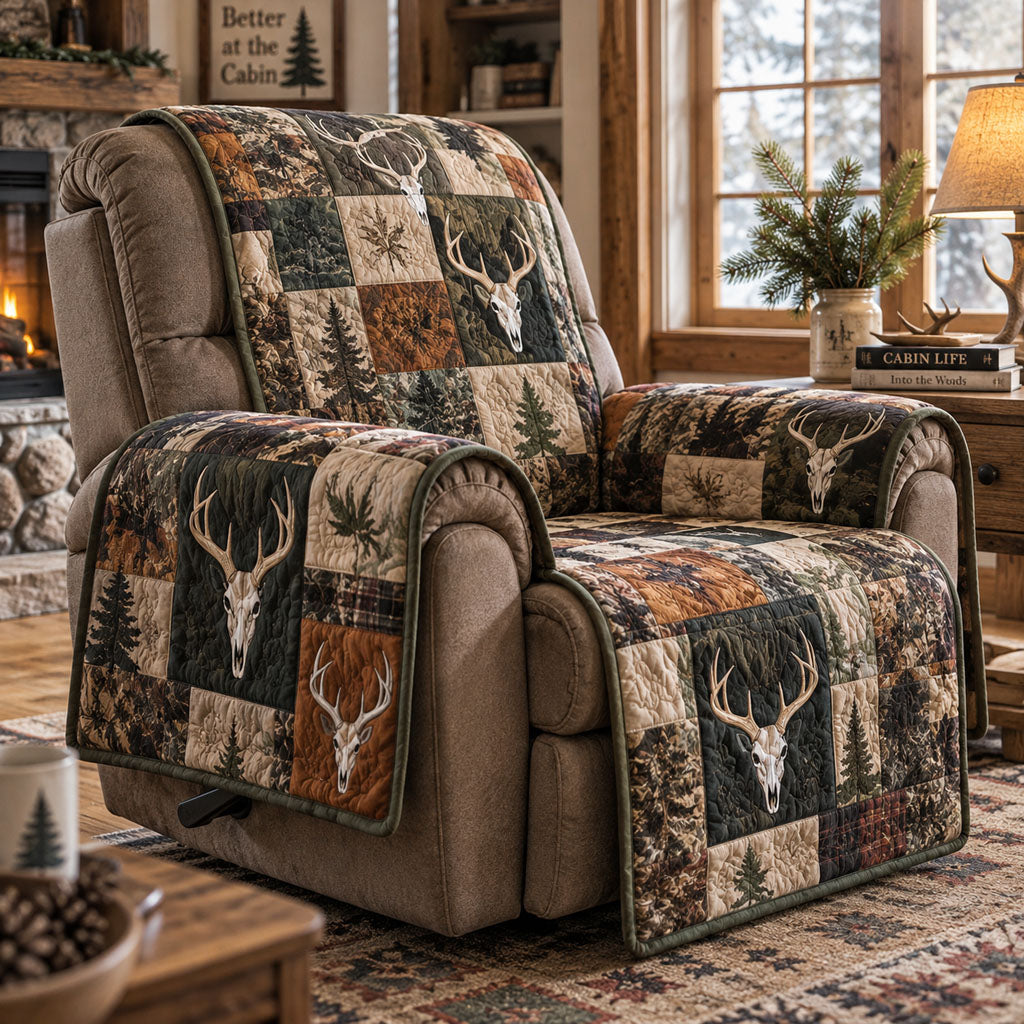 Wildlife Lodge Retreat Quilted Sofa Cover NCU0PT12245