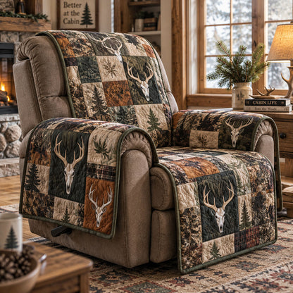 Wildlife Lodge Retreat Quilted Sofa Cover NCU0PT12245