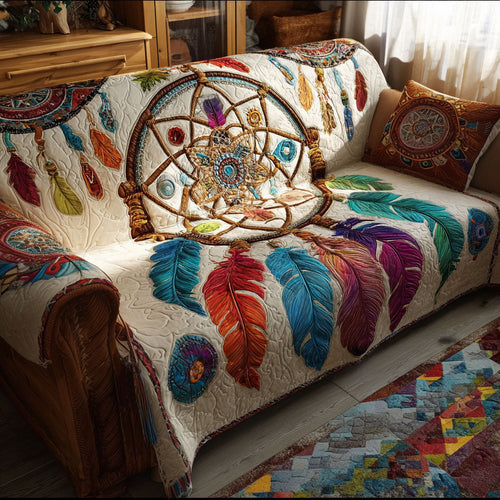 Wildloom Reverie Quilted Sofa Cover NCU0PT11213