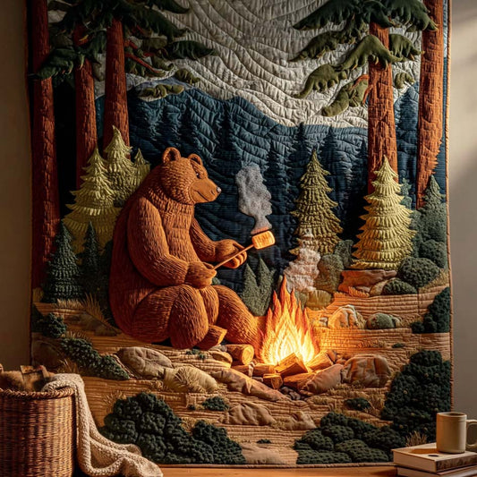 Wildpaw Woods Quilted Blanket NCU0TD095