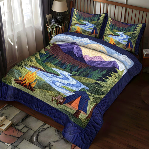 Wildwood Camp 3-Piece Quilted Bedding Set NCU0NT677