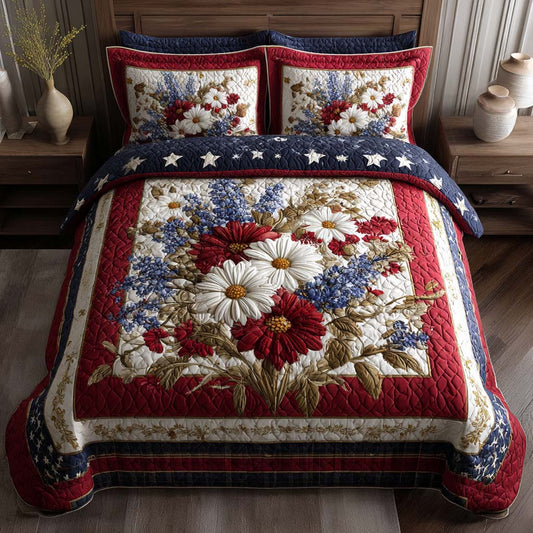 Wildwood Charm 3-Piece Quilted Bedding Set NCU0HH1884
