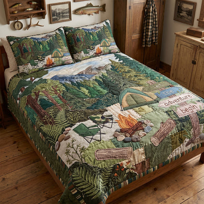 Wildwood Comfort 3-Piece Quilted Bedding Set NCU0PT11697