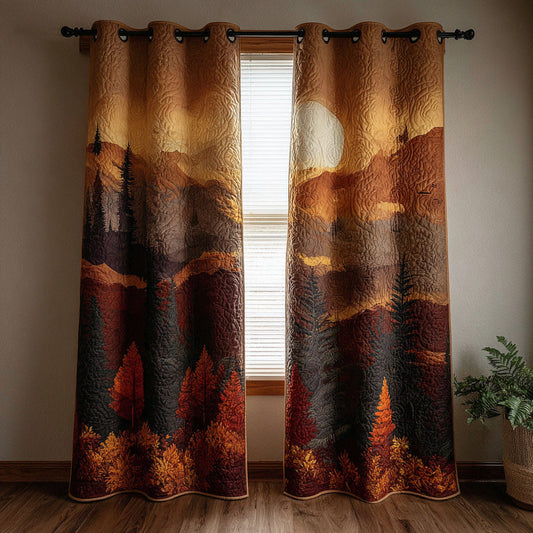 Wildwood Heart Quilted Curtains NCU0DV8559