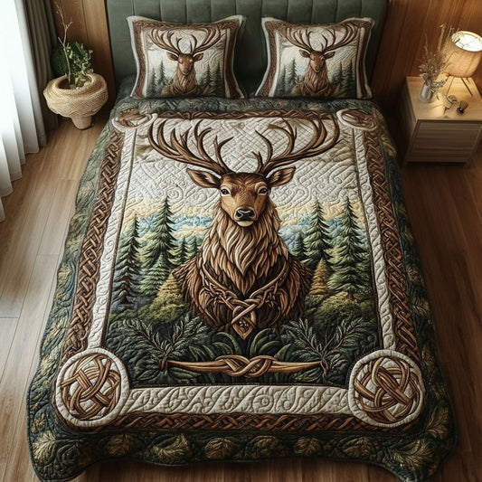 Wildwood Serenity 3-Piece Quilted Bedding Set NCU0PT3754