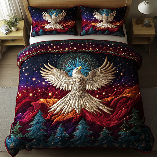 Wind Hunter 3-Piece Quilted Bedding Set NCU0DK4491