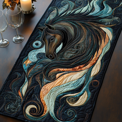 Wind Mane Quilted Table Runner NCU0VH5846