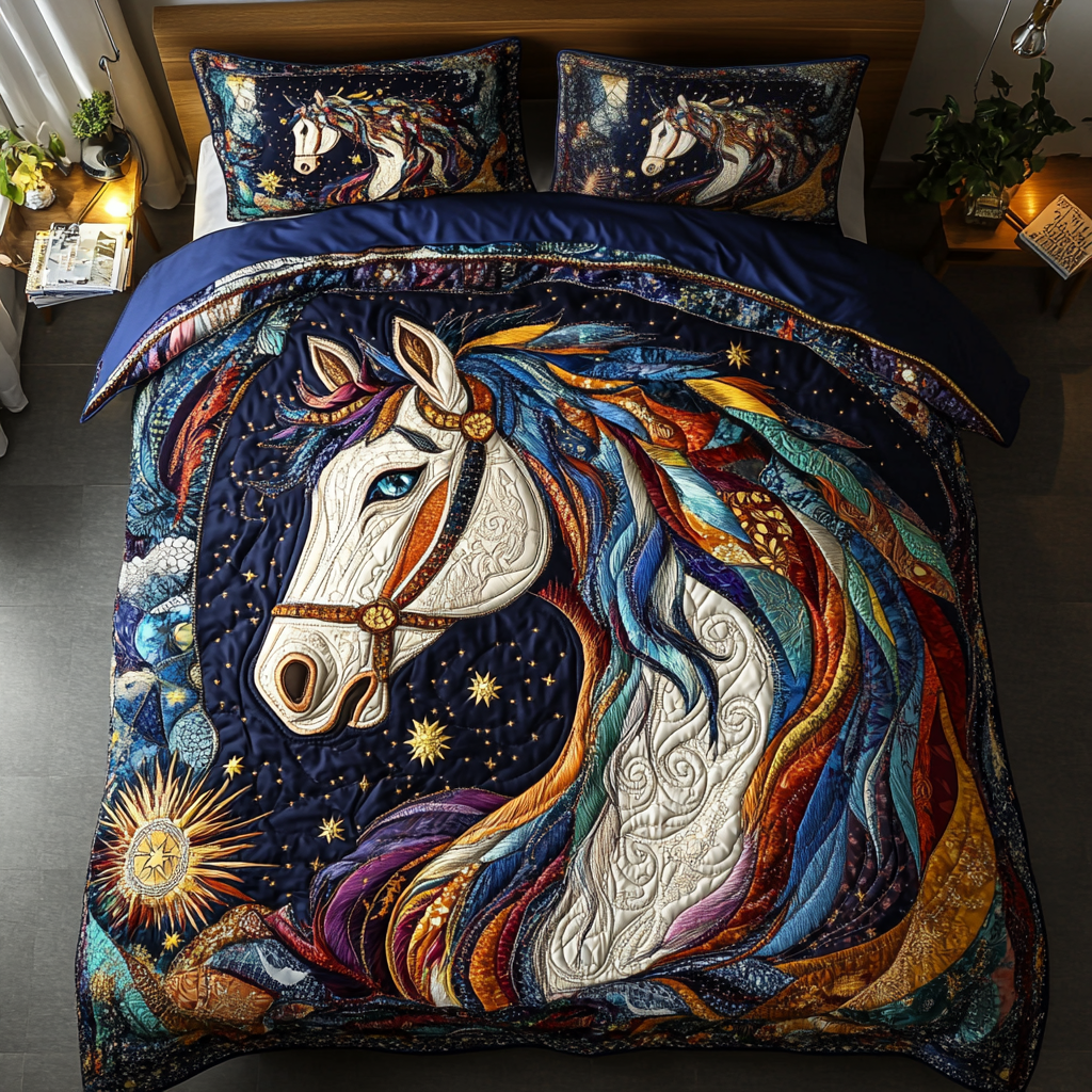 Windchaser 3-Piece Quilted Bedding Set NCU0DK4737