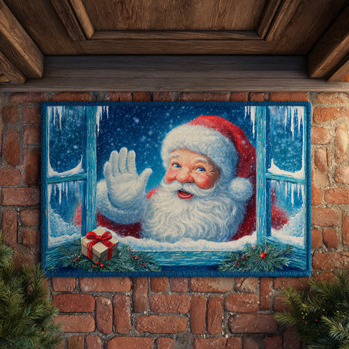 Window Santa Claus Doormat NCU0HH587