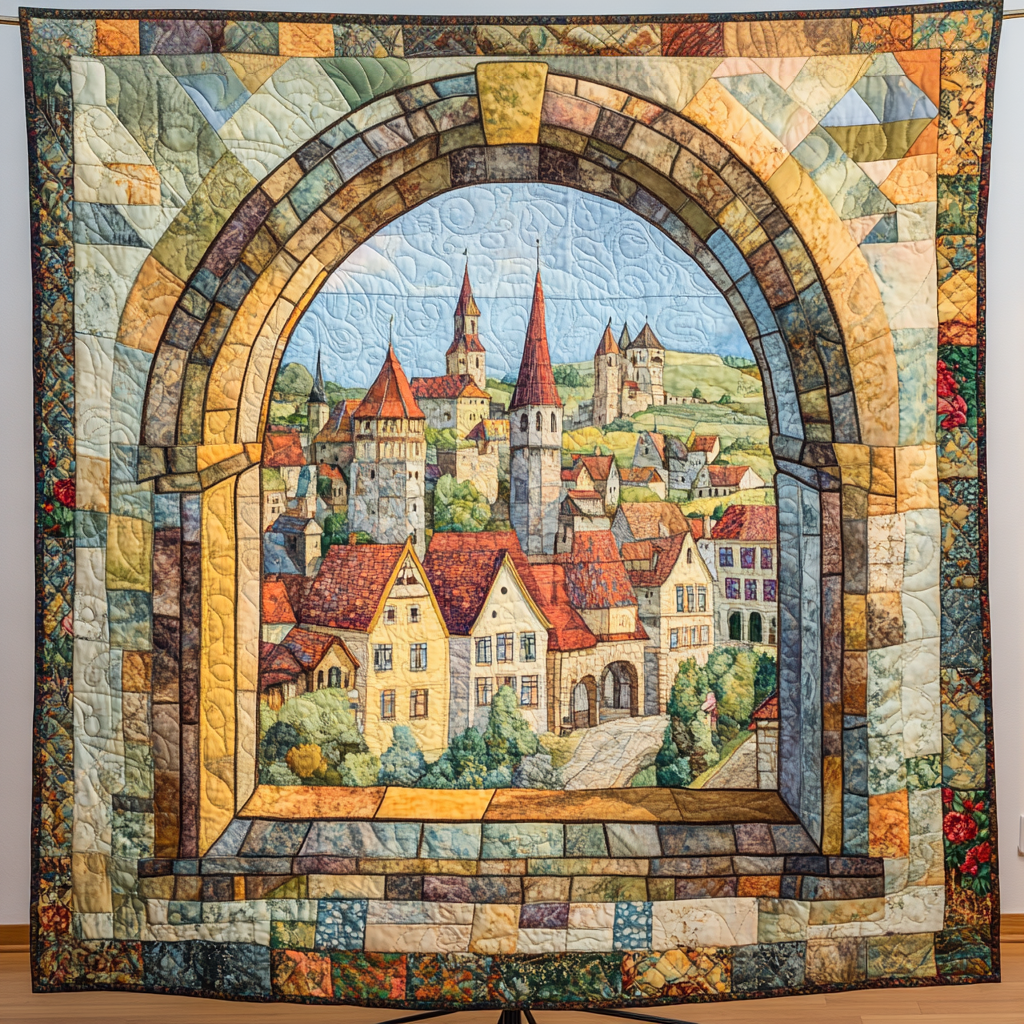 Window View Quilted Blanket NCU0VH3848