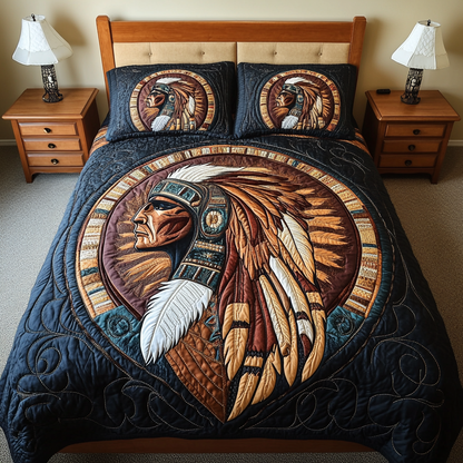 Winds Whisper 3-Piece Quilted Bedding Set NCU0VH1577