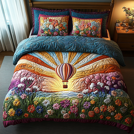 Winds of Wonder 3-Piece Quilted Bedding Set NCU0DV3410