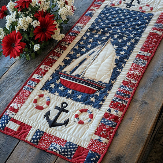 Windward Path Quilted Table Runner NCU0PT5880