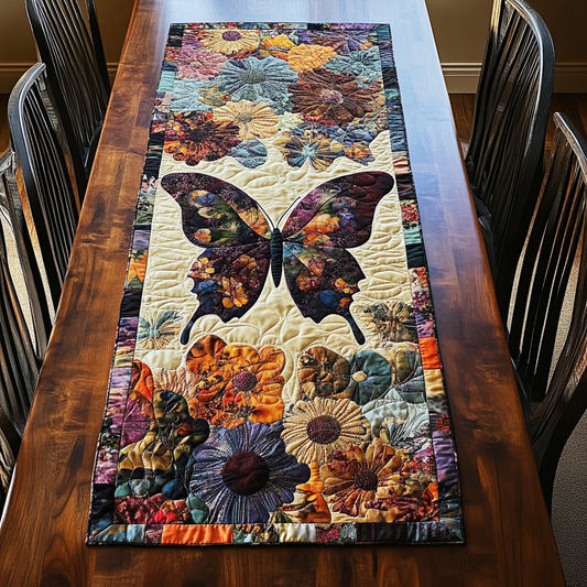 Winged Elegance Quilted Table Runner NCU0DK4507