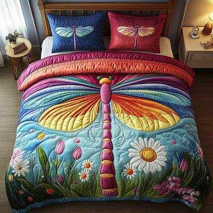 Wings Of Light 3-Piece Quilted Bedding Set NCU0DV9294