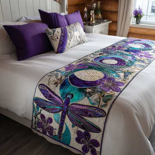 Wings Over Moon Quilted Bed Runner NCU0PT8852