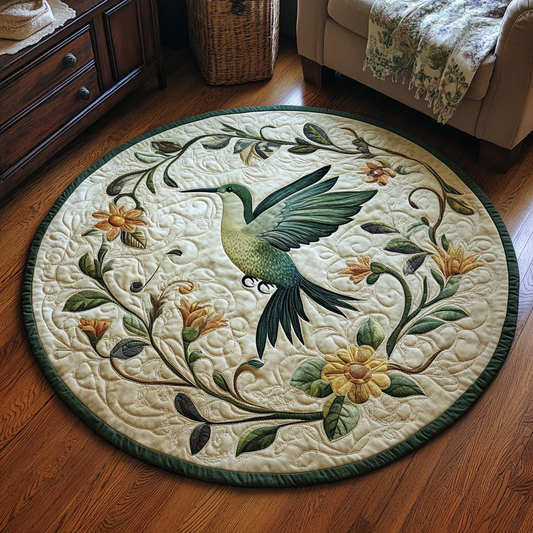 Wings in Flight Quilted Round Mat NCU0DV5584