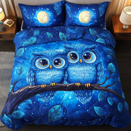 Wings of Affection 3-Piece Quilted Bedding Set NCU0DK3147