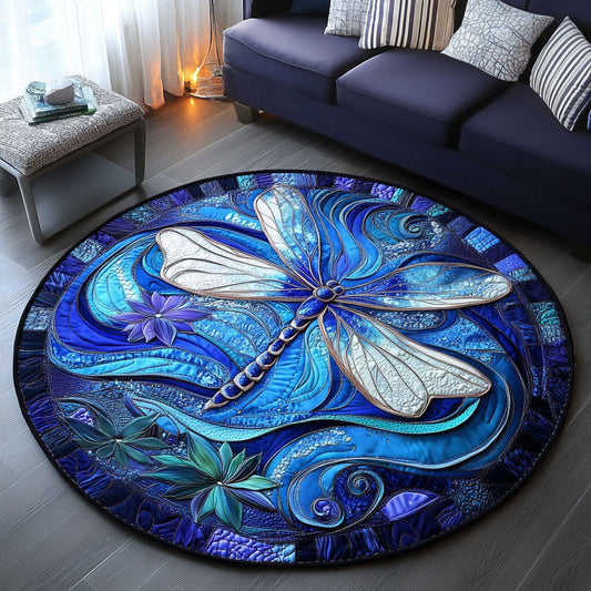 Wings of Elegance Quilted Round Mat NCU0PT3896