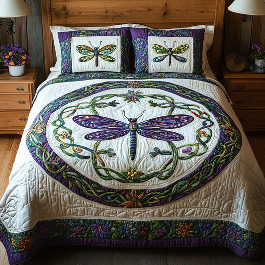 Wings of Eternity 3-Piece Quilted Bedding Set NCU0PT3221