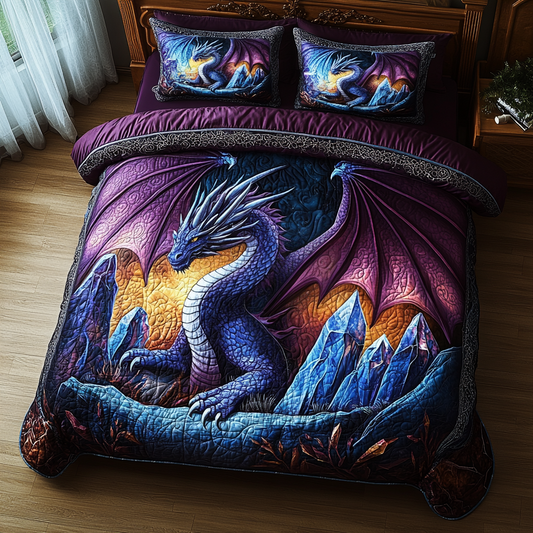 Wings of Fire 3-Piece Quilted Bedding Set NCU0DV3821