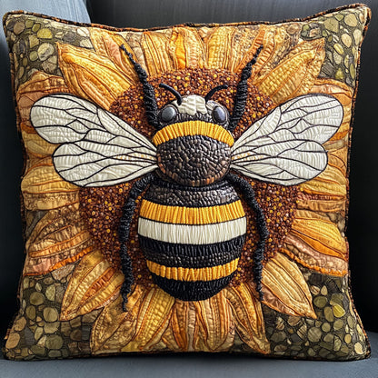 Wings of Gold Quilted Pillow Case NCU0NT7165