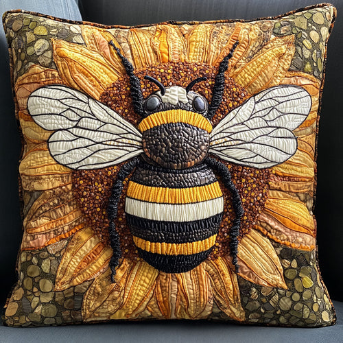 Wings of Gold Quilted Pillow Case NCU0NT7165