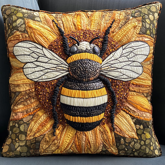 Wings of Gold Quilted Pillow Case NCU0NT7165