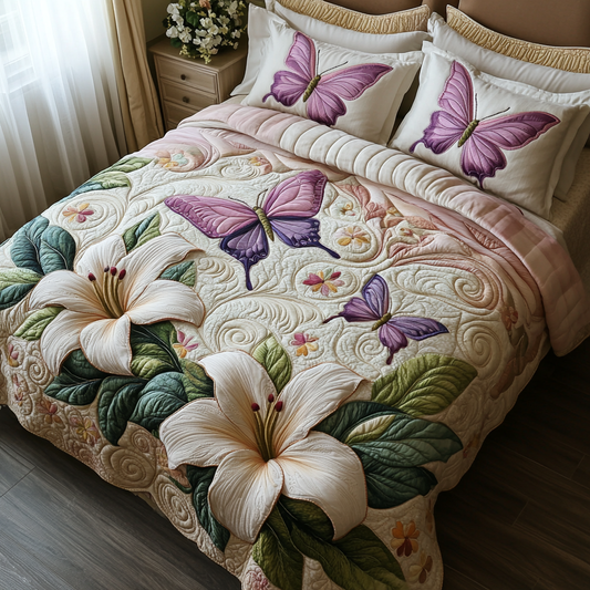 Wings of Grace 3-Piece Quilted Bedding Set NCU0DV4873