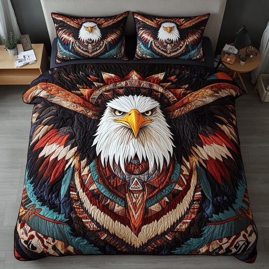 Wings of Honor 3-Piece Quilted Bedding Set NCU0DK3259