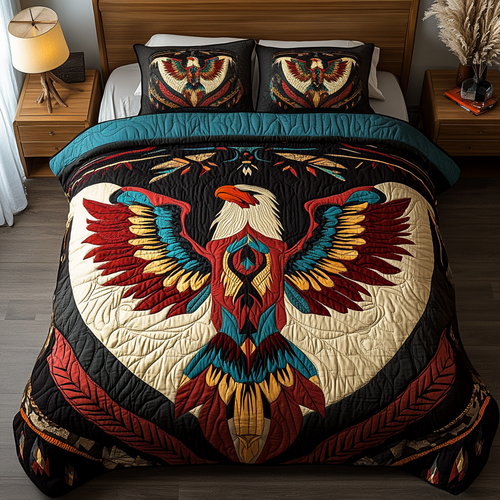 Wings of Honor 3-Piece Quilted Bedding Set NCU0VH2022