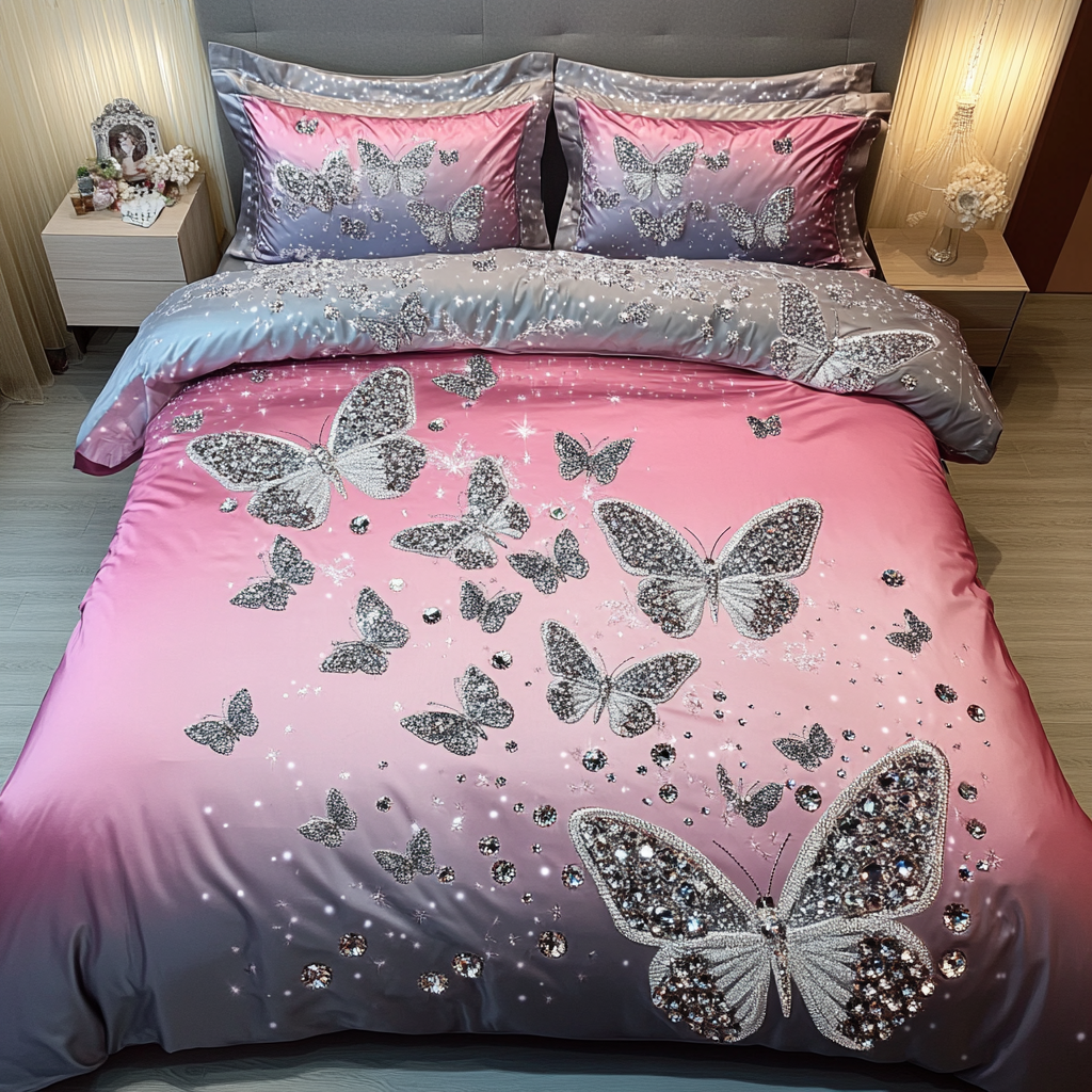 Wings of Joy 3-Piece Quilted Bedding Set NCU0DK3022
