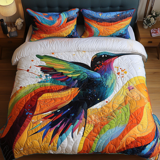 Wings of Joy 3-Piece Quilted Bedding Set NCU0DK6339
