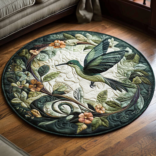 Wings of Joy Quilted Round Mat NCU0DV5581