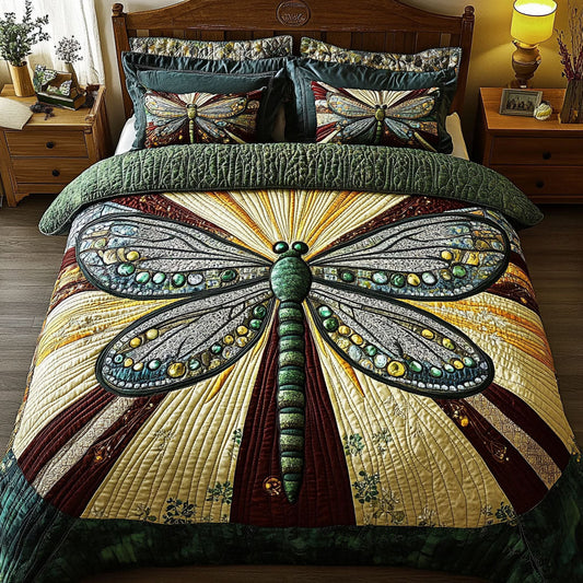 Wings of Legacy 3-Piece Quilted Bedding Set NCU0PT3411