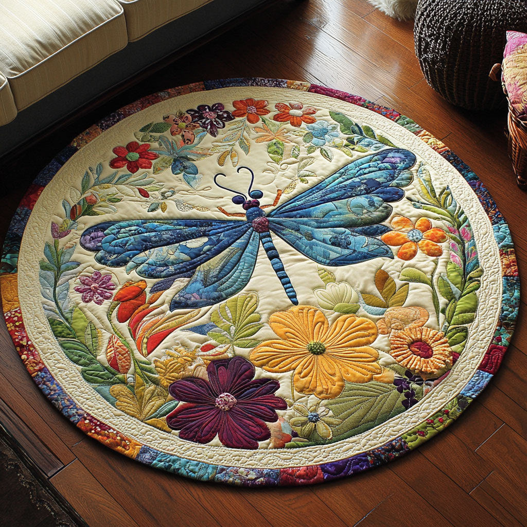 Wings of Light Quilted Round Mat NCU0PT5014