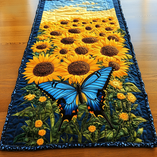 Wings of Nature Quilted Table Runner NCU0DK6536