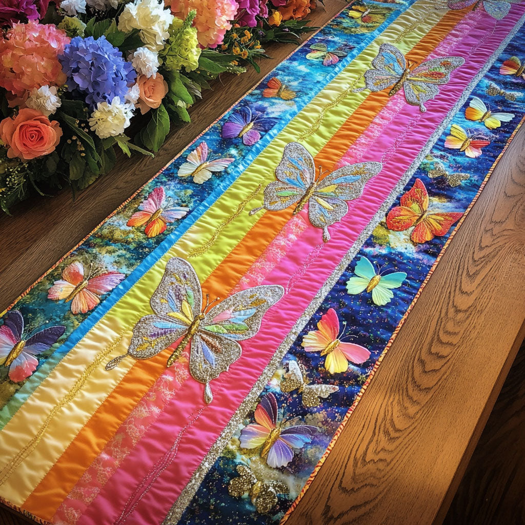Wings of Peace Quilted Table Runner NCU0PT5692
