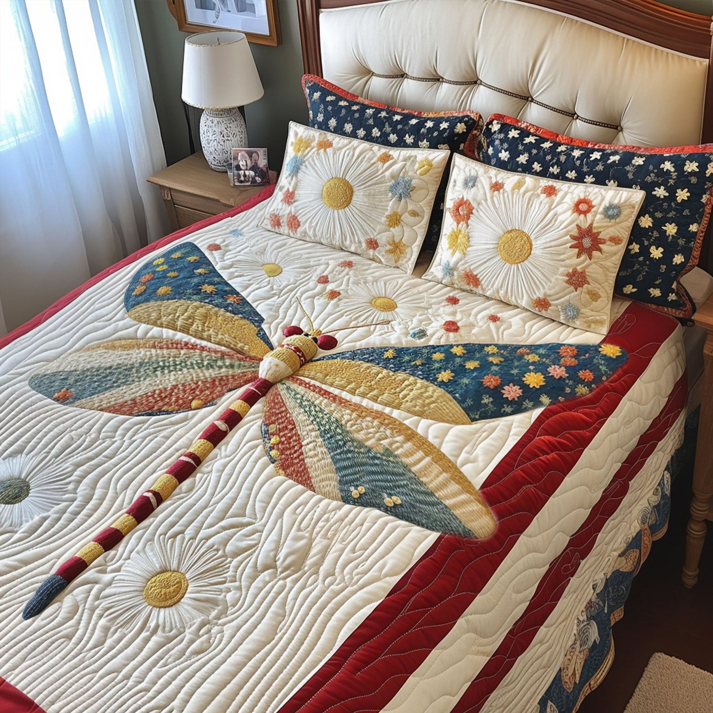 Wings of Pride 3-Piece Quilted Bedding Set NCU0PT7680
