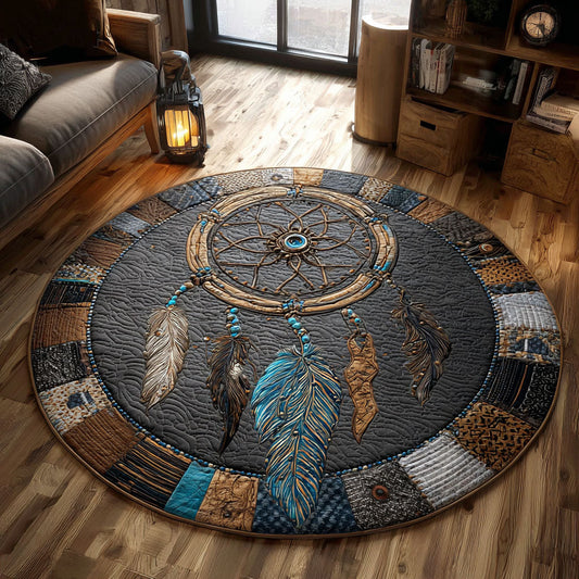 Wings of Sleep Quilted Round Mat NCU0PT8858