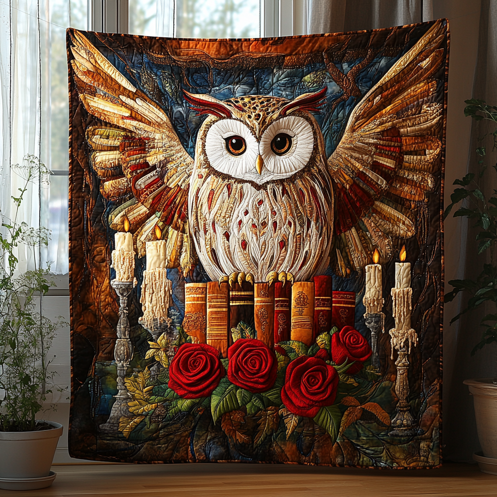 Wings of Wisdom Quilted Blanket NCU0DV3305