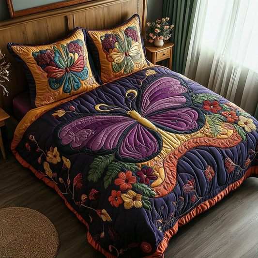 Wings of Wonder 3-Piece Quilted Bedding Set NCU0DV3194