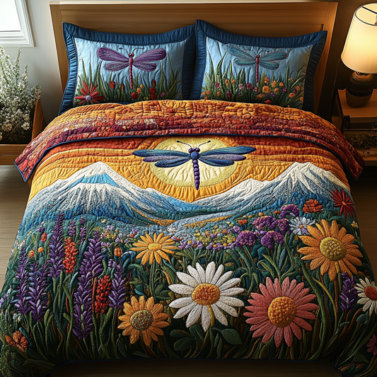 Wings of Wonder 3-Piece Quilted Bedding Set NCU0DV4640