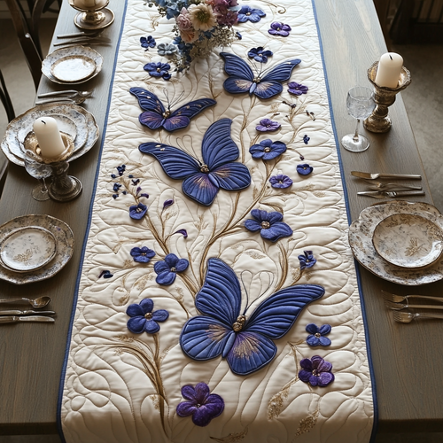 Wings of Wonder Quilted Table Runner NCU0DV3426