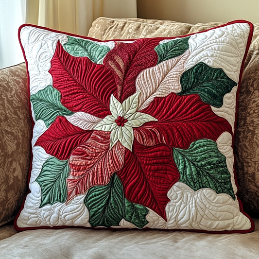 Winter Petals Quilted Pillow Case NCU0NT2684