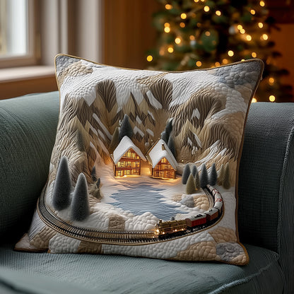 Winter Ride Quilted Pillow Case NCU0TH3592