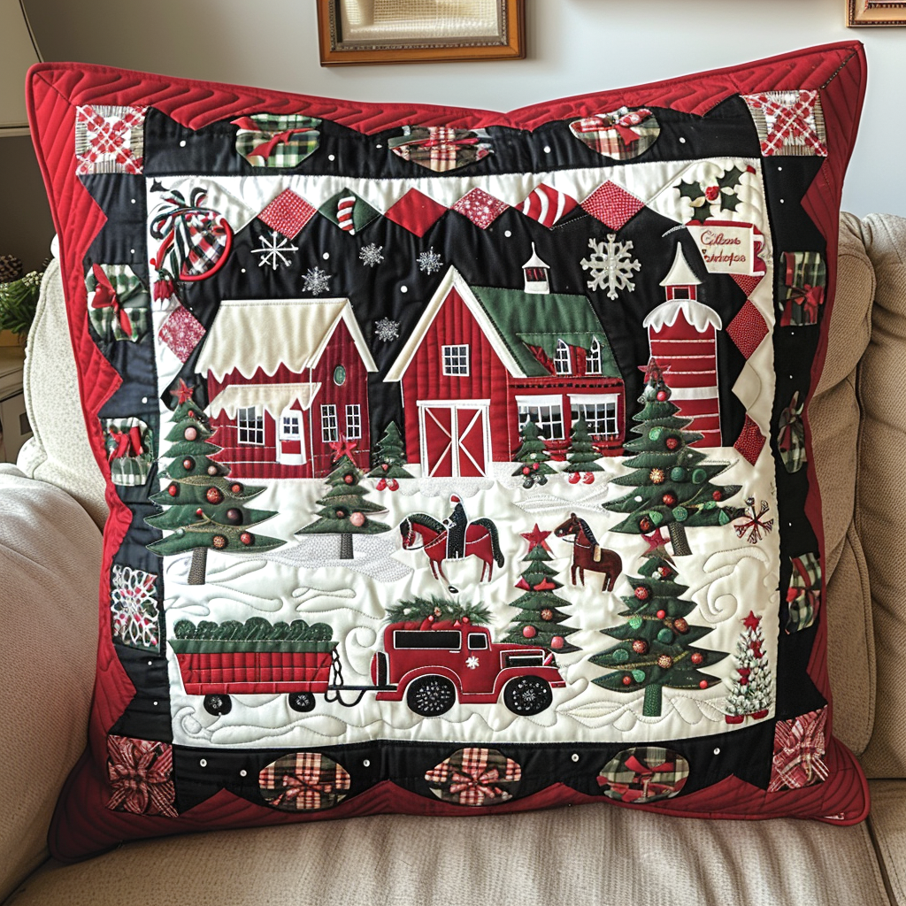 Winter Wonderland Quilted Pillow Case NCU0NT083